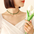 necklace/green