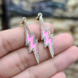 #6 pink Lightning Bolt