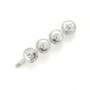 H1004 Popular Baroque Style Hair Pins Medallion Gold Coin Hair Pin Clips Gold Medusa Barrette Korean Hair Accessories