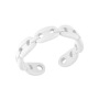 RA1021  Hot Fashion Neon Enamel Rainbow Colored  Brass Metal Stackable link chains Rings for Ladies