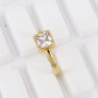 RM1116 Fashion Bling Cubic Zirconia CZ Micro Pave Rings Women Rings of Brass with CZ paved 18k Gold Plated Rings for Ladies