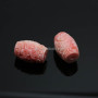 SL0343 Hot sale natural stone pink carved dragon drum beads