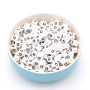 SB6284 High Quality Kids Children Silicone Cube Alphabet/ Letter Initial Box Teething Beads