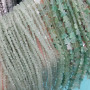 SB6678a Natural Green Aventurine Stone Star Shape Beads