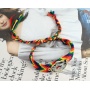 BN4009 handmade adjustable stone bracelet natural agate geode druzy jewelry