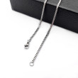 box chain/steel/2.0mm/50cm
