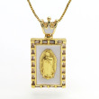7# Mary white pendant necklace