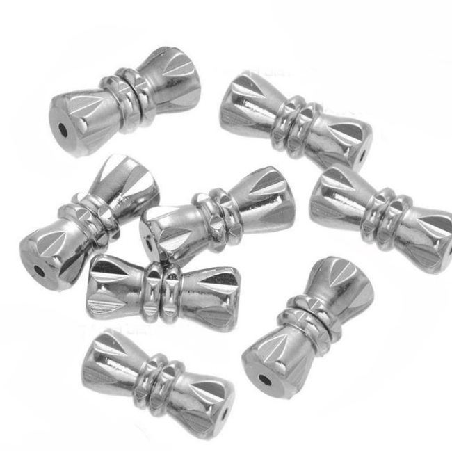 JF2204 Silver Plated Brass Screw Clasps for Pearl Necklace Jewelry Making