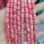 SB7176 Wholesale manmade Pink Rhodonite  Abacus Cylinder Oval Beads,Synthetic Rhodochrosite Stone Coin Beads