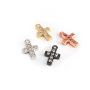 CZ7525 New 2019 Mini Sparkly CZ Micro Diamond Pave Cross Charms