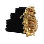 PP1010 Popular Black and Gold Trim Jewelry Pouches Velvet Gift Bags Packaging Supplies