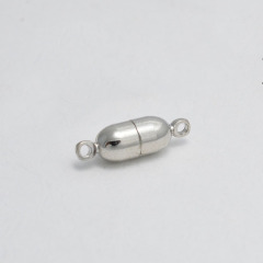 JF2201 Silver/Gold Plated Strong Magnetic Barrel Magnet Clasps for Pearls Necklace