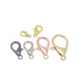 JF1335 Fashion Jewelry Supplies Extra Large Gold Lobster Clasp, Gold Parrot Claw Clasps, Keychain Clasps