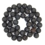 LB1014 natural black pumice rock lava stone loose beads for jewelry making 4mm 6mm 8mm 10mm 12mm 14mm
