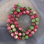 RF0208-15 Smooth roundel rain flower jasper stones,rain flower stone beads for DIY jewelry making