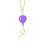 NM1194 Fashion Popular Jewelry Gold Enamel Balloon Pendant Stainless Steel Chain Necklace