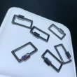 Rectangle/gunmetal