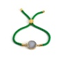 BN4009 handmade adjustable stone bracelet natural agate geode druzy jewelry