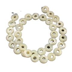 SP4139 round White MOP shell heishi disc beads,Mother of Pearl Heishi Beads