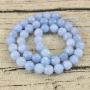 MJ3181 6mm 8mm 10mm 12mm blue summer colour natural faceted stone beads