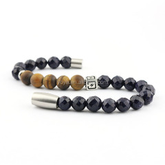 BN3012 new product ideas 2018 men's jewelry bracelet,natural stone jewelry,stainless steel magnetic bracelet