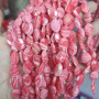 SB7175 Wholesale manmade Pink Rhodonite  Abacus Cylinder Oval Beads,Synthetic Rhodochrosite Stone Faceted Oval Beads