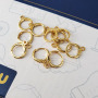 EK1009 Earring Findings 18K Gold Plated Leverback Earring Hooks ,Gold Plated Round Earwires Ear Wires