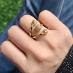 RM1385 18K Gold Plated CZ Micro Pave hummingbird Bird Spiritual ring, cubic zirconia Evil Eyes ring, Zircon Heart Rings