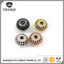 CZ6898 Fashion cz micro pave beads evil eyes beads,cubic zirconia findings for jewelry making