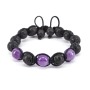 BN5166 Fashion Handmade Braided Beaded Bracelet,Gemstone Woven Wrap Bracelet