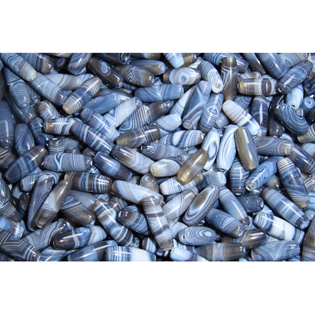 AB0173 Natural tibetan agate dzi drum beads,DIY jewelry drum beads