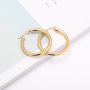 ES1072 New Arrival  Earring hooks Stainless steel gold ladies earring