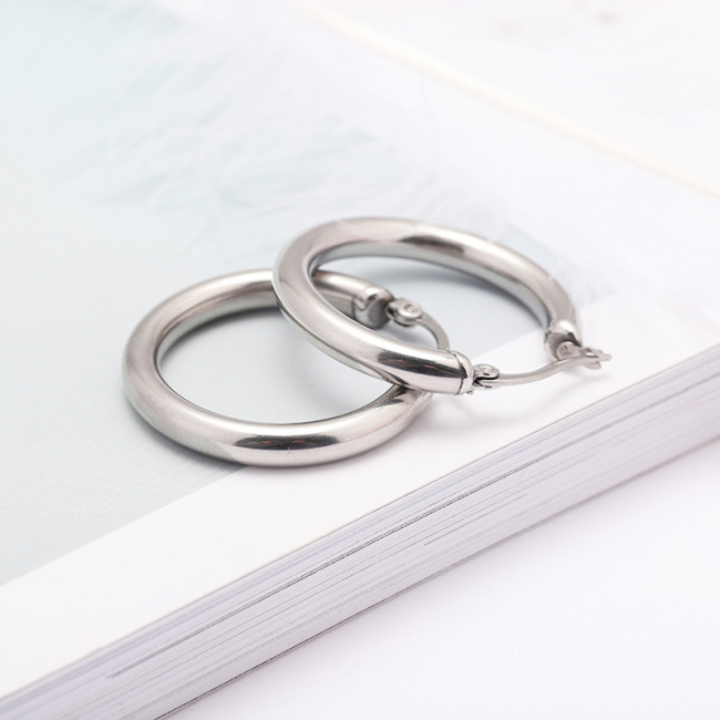 ES1072 New Arrival  Earring hooks Stainless steel gold ladies earring