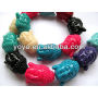 SB6259 Carved resin buddha beads,laughing buddha head beads,buddha head beads