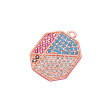 octagon /rose gold