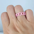 #8 pink/6mm wide