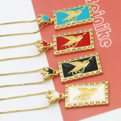 NZ1274 Fashion Custom Tarot Card  Butterfly Pendant Charm Necklace