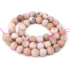 OB0840  Popular Matte Natural Pink Opal Beads,Natural Pink Gemstone Beads