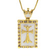 #6 cross/white