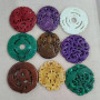 JF7004 New arrival vintage natural jade large carved Chinese style pendant