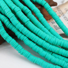 GP0877 Wholesale Multicolor Polymer Clay Vinyl Heishi Beads,Mixed Colour Polymer Clay Disc Spacer Beads