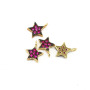 CZ8209 Chic mini CZ Zircon Micro Pave Star Charm Pendant for jewelry making mimimum zircon Jewelry Supplies