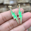 #7 green Lightning Bolt
