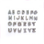 JF8152 8mm 10mm Rhinestone alphabet slide letters fit for wristband