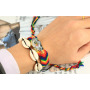 BN4009 handmade adjustable stone bracelet natural agate geode druzy jewelry