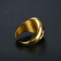 RS1027 Non Tarnish Virgin Mary Men's Rings,Medal Ring, Blessed Mother Mary Rings for Men