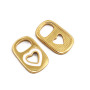 CZ8196 18k GOld Plated Enamel Soda Pop Tabs Charm Pendants