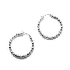 ES1073  Fashion jewelry stainless steel earring for women , gold stainless steel hoop  ladies earring