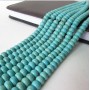 TB0216 Wholesale Blue Roundel Turquoise Loose Beads
