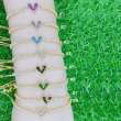 heart bracelet/tennis chain